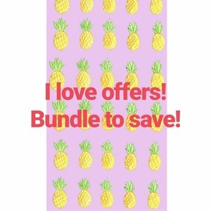 All reasonable offers accepted